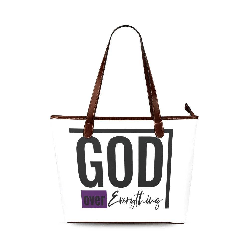 God Over Everything Tote Bag