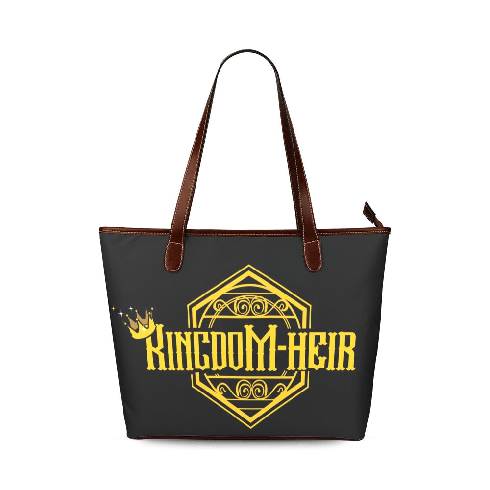 Kingdom Heir Shoulder Tote Bag Black