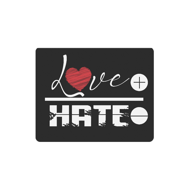 Love over Hate Mouse pad