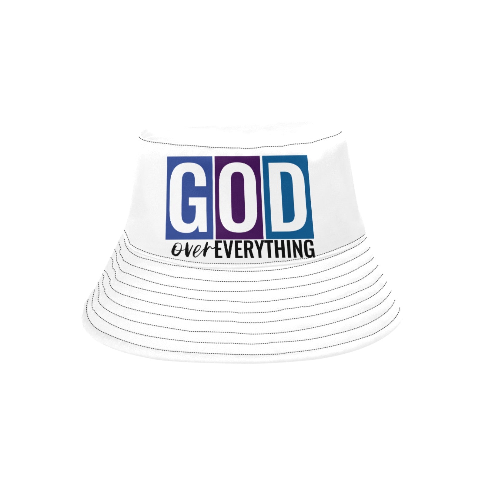 God Over Everything Colorblock Bucket Hat