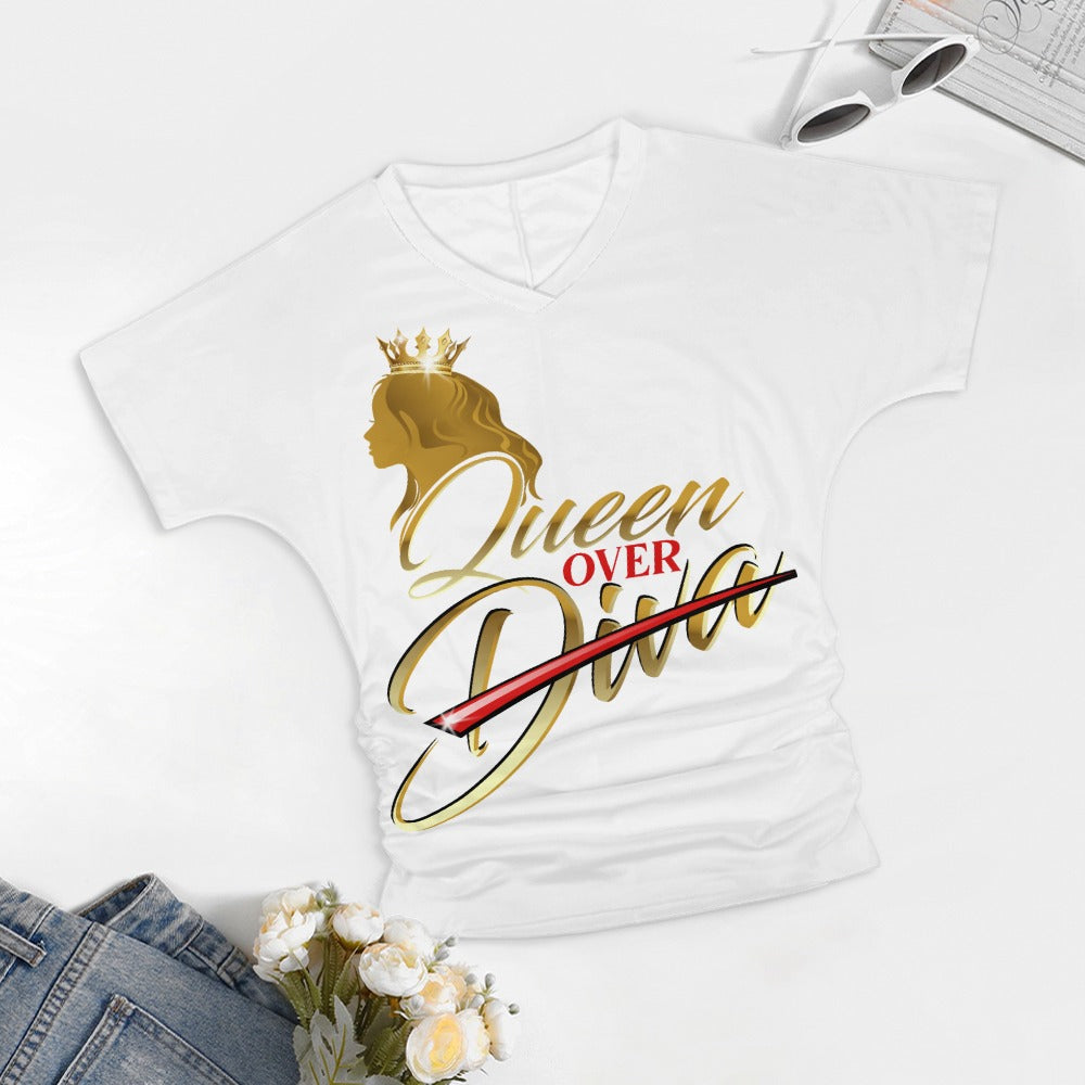 Gold Queen over Diva Tshirt
