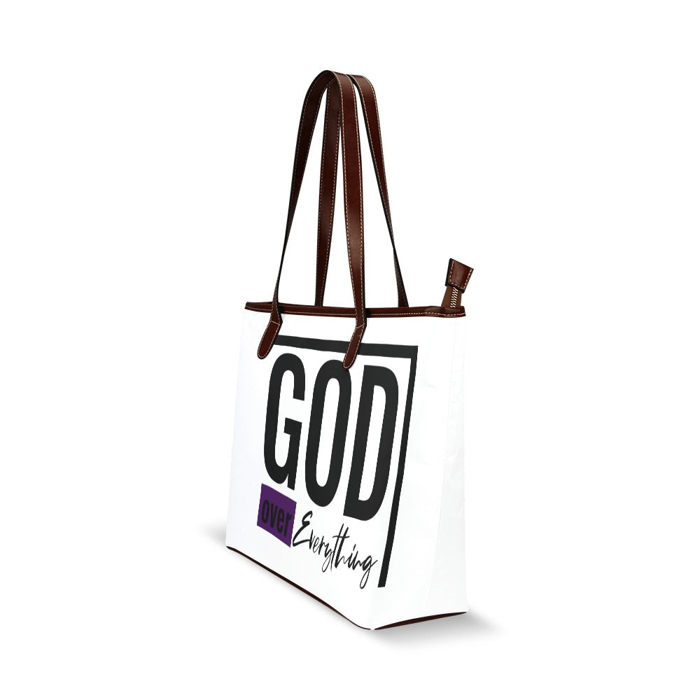 God Over Everything Tote Bag