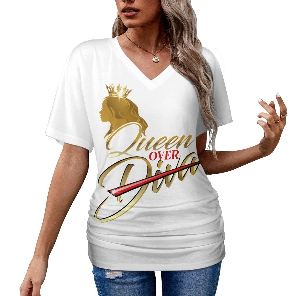 Gold Queen over Diva Tshirt